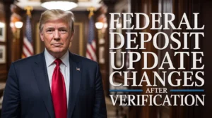 Federal Deposit Updates Change After Verification