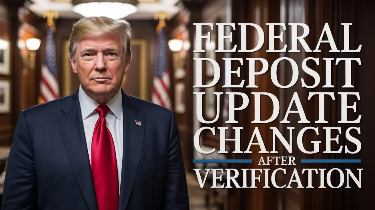 Federal Deposit Updates Change After Verification
