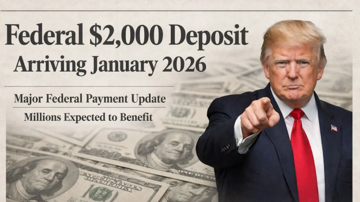 $2,000 Federal Stimulus Deposits in January 2026