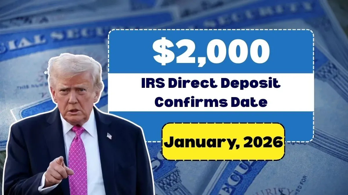 $2,000 Trump stimulus check in January, 2026