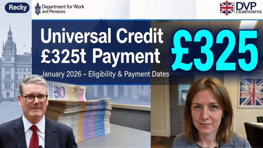 DWP Confirms £325 Universal Credit Payment for January 2026